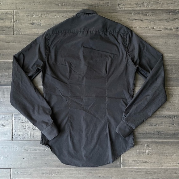 Zara Shirts Zara Man Slim Fit Black Button Down Dress Shirt Poshmark